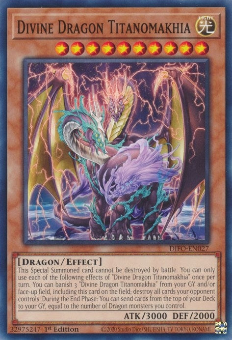 Divine Dragon Titanomakhia (27) (DIFO) - YuGiOh Single