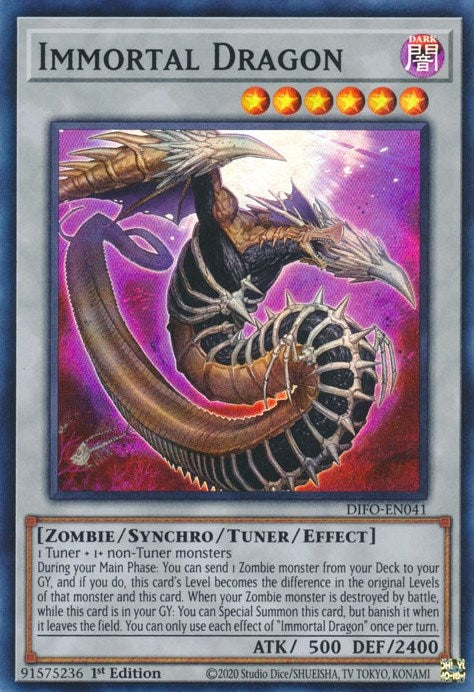 Immortal Dragon (41) (DIFO) - YuGiOh Single