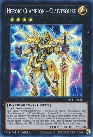 Heroic Champion - Claivesolish (44) (DIFO) - YuGiOh Single