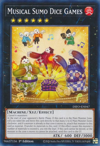 Musical Sumo Dice Games (47) (DIFO) - YuGiOh Single