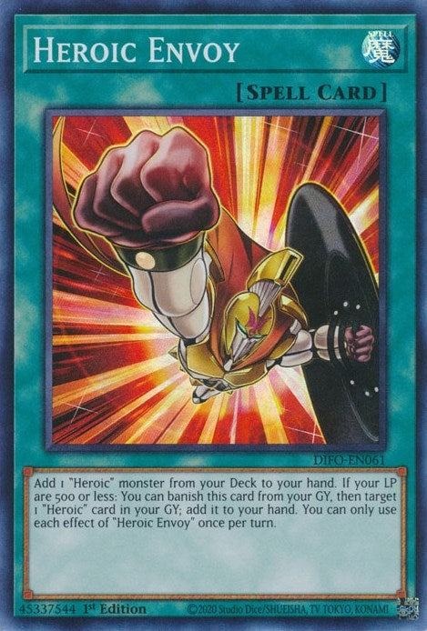 Heroic Envoy (61) (DIFO) - YuGiOh Single