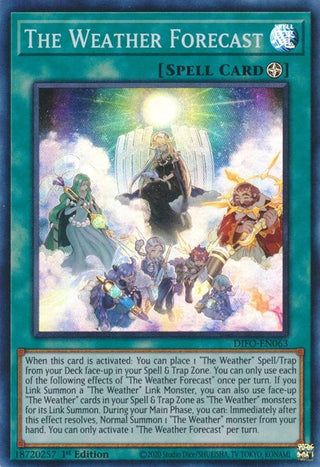 The Weather Forecast (63) (DIFO) - YuGiOh Single
