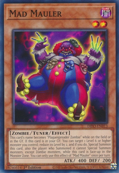 Mad Mauler (13) (DIFO) - YuGiOh Single