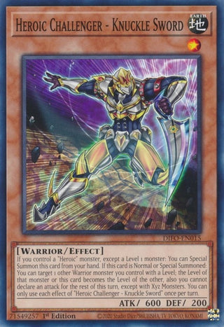 Heroic Challenger - Knuckle Sword (15) (DIFO) - YuGiOh Single