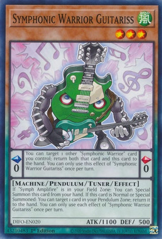 Symphonic Warrior Guitariss (20) (DIFO) - YuGiOh Single