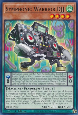 Symphonic Warrior DJJ (21) (DIFO) - YuGiOh Single