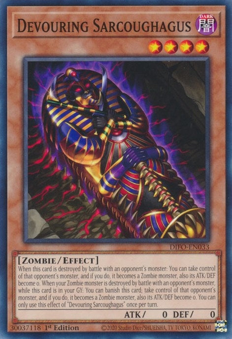 Devouring Sarcoughagus (33) (DIFO) - YuGiOh Single