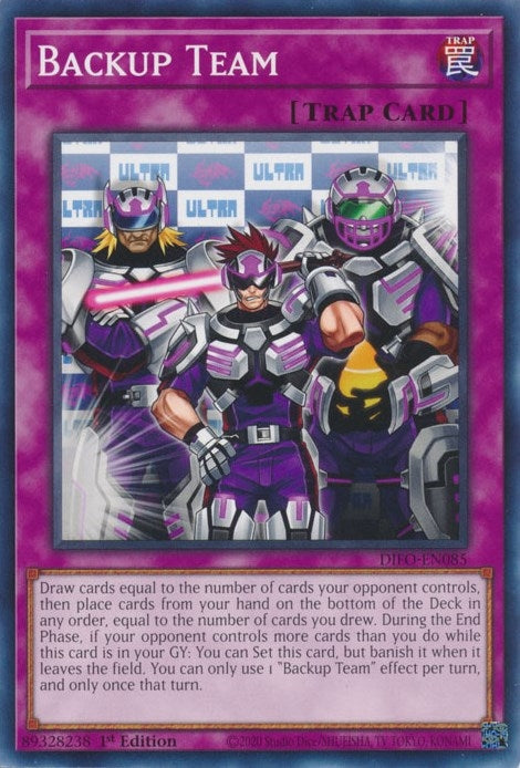 Backup Team (85) (DIFO) - YuGiOh Single