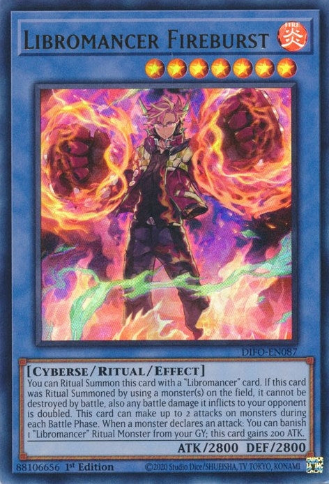 Libromancer Fireburst (87) (DIFO) - YuGiOh Single