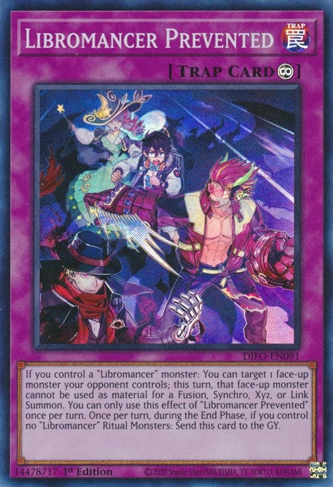 Libromancer Prevented (91) (DIFO) - YuGiOh Single