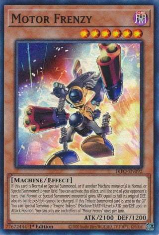 Motor Frenzy (92) (DIFO) - YuGiOh Single