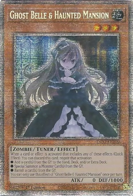 Ghost Belle & Haunted Mansion (Starlight Rare) (100) (DIFO) - YuGiOh Single