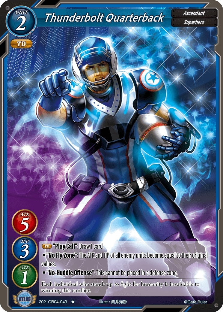 Thunderbolt Quarterback (2021) - Gate Ruler Single