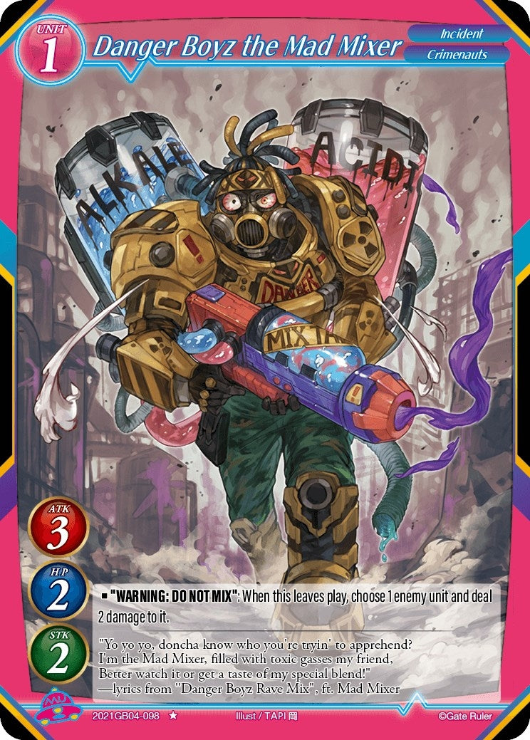 Danger Boyz the Mad Mixer (2021) - Gate Ruler Single