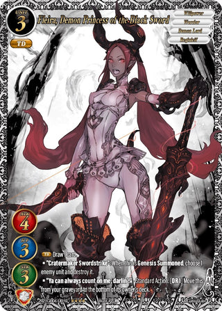 Fleira Demon Princess of the Black Sword (Uber Rare) (2021) - Gate Ruler Single