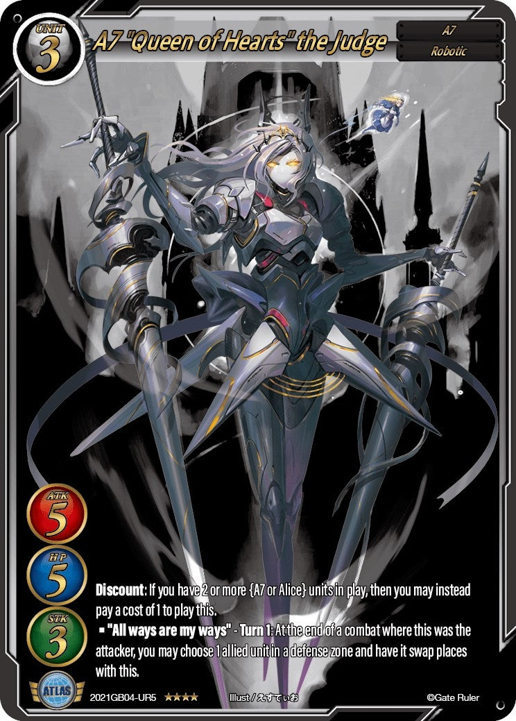 A7 ’Queen of Hearts’ the Judge (Uber Rare) (2021) - Gate Ruler Single