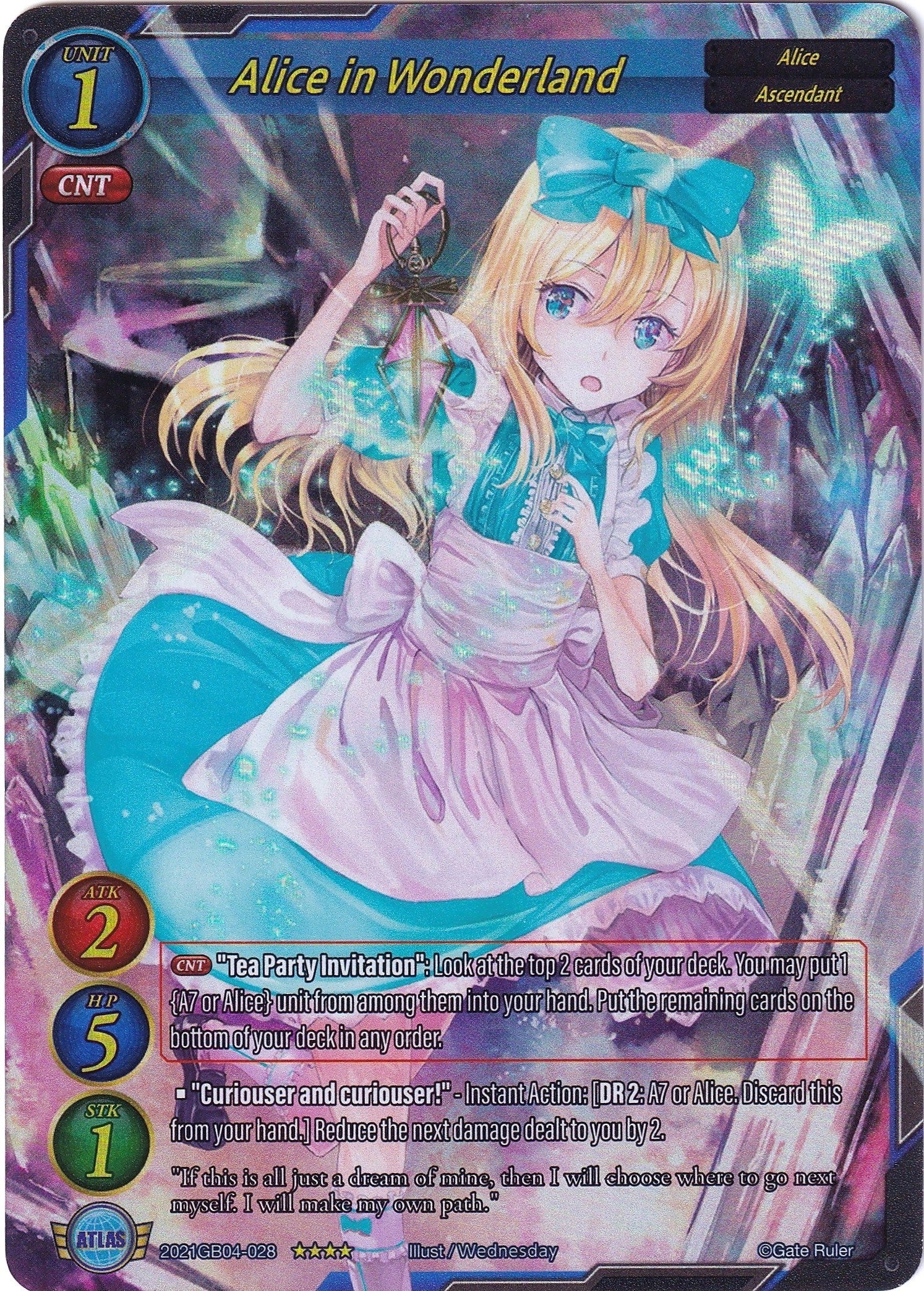 Alice in Wonderland (Full Art) (2021) - Gate Ruler Single