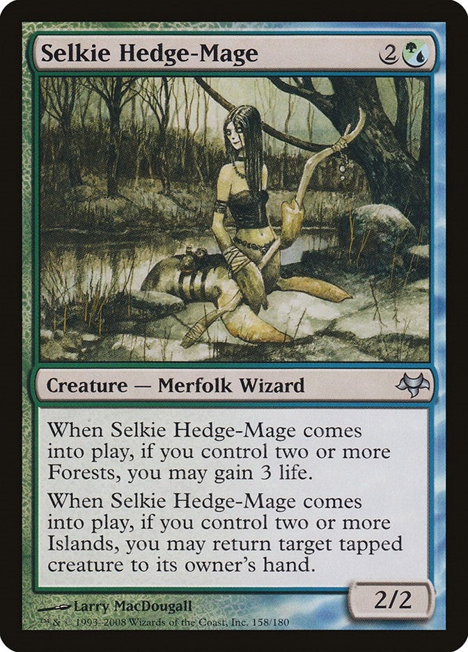 Selkie Hedge-Mage (158) [EVE] - MTG Single
