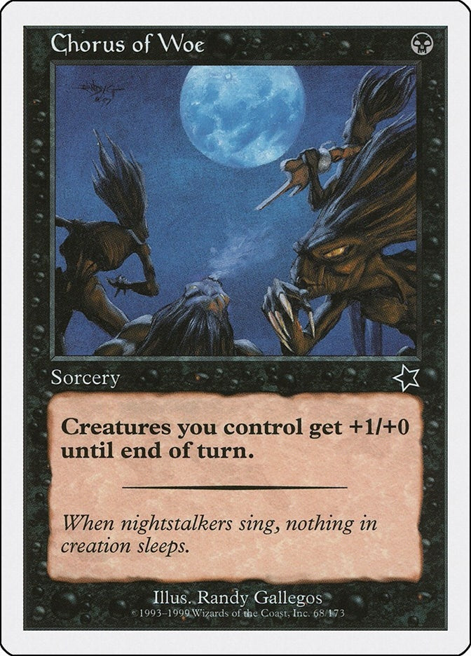 Chorus of Woe (68) [S99] - MTG Single