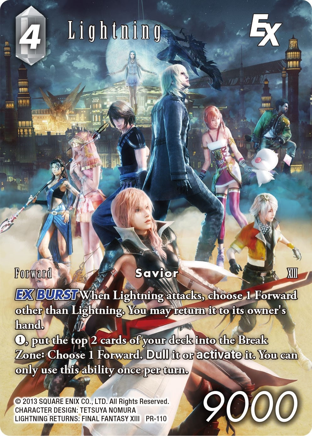 Lightning EX (Full Art) (110) [DEC] - Final Fantasy TCG Single