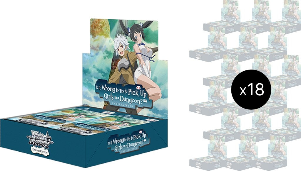 Is it Wrong to Try to Pick Up Girls in a Dungeon? Booster Box Case [DDM/S88] - Weiss Schwarz Sealed