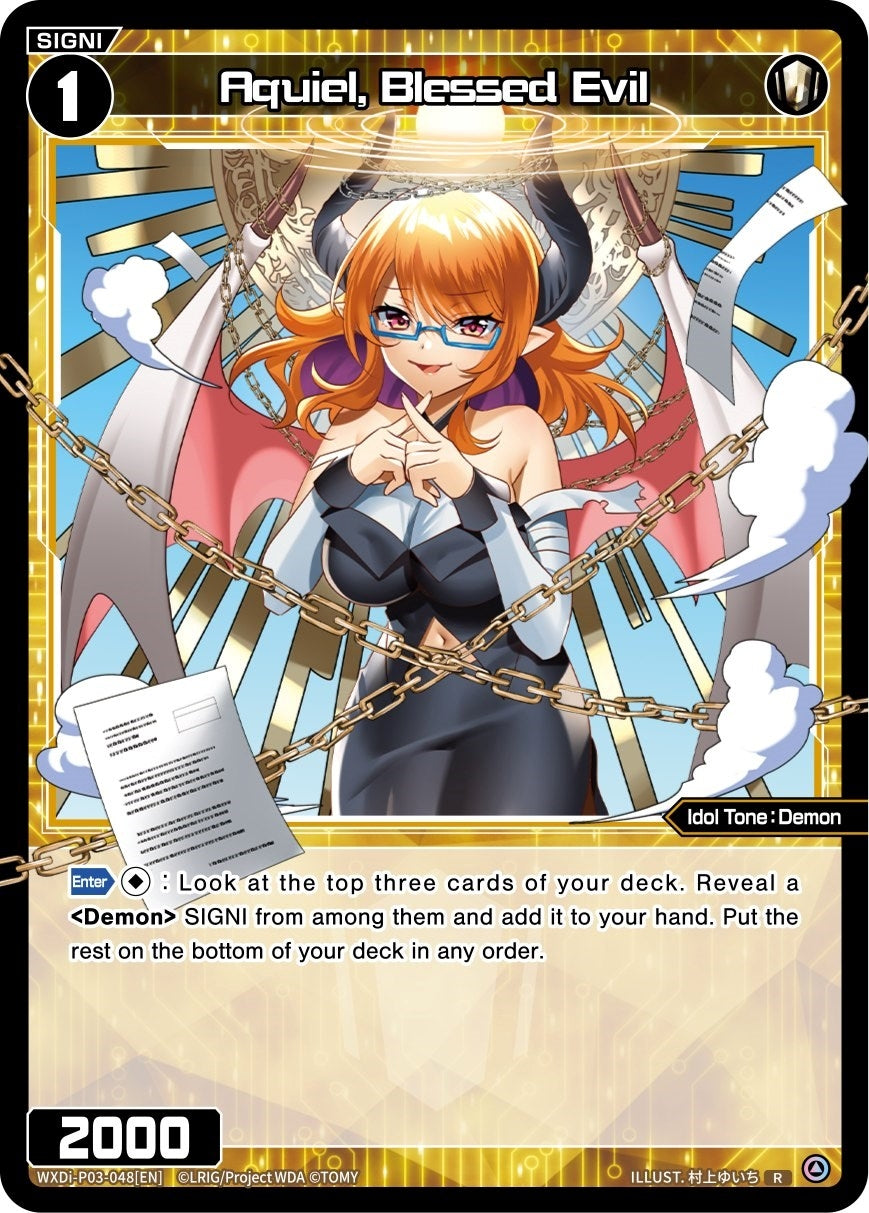 Aquiel Blessed Evil (3048) [WXDi-P03] - WIXOSS Single
