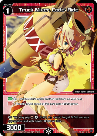 Truck Mixer Code: Ride (Parallel Foil) (3057) [WXDi-P03] - WIXOSS Single