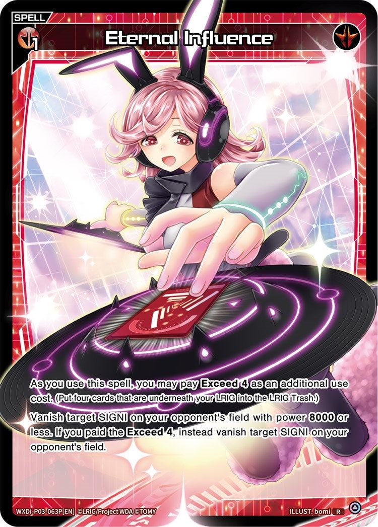 Eternal Influence (Parallel Foil) (3063) [WXDi-P03] - WIXOSS Single