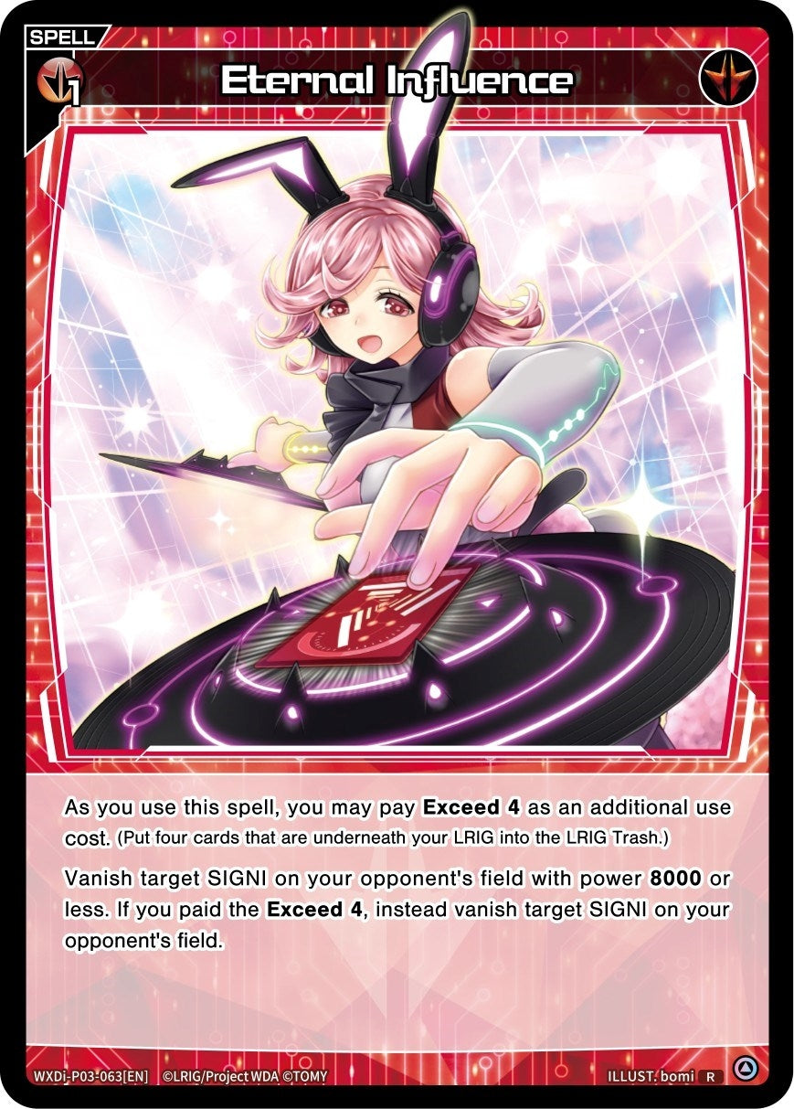Eternal Influence (3063) [WXDi-P03] - WIXOSS Single
