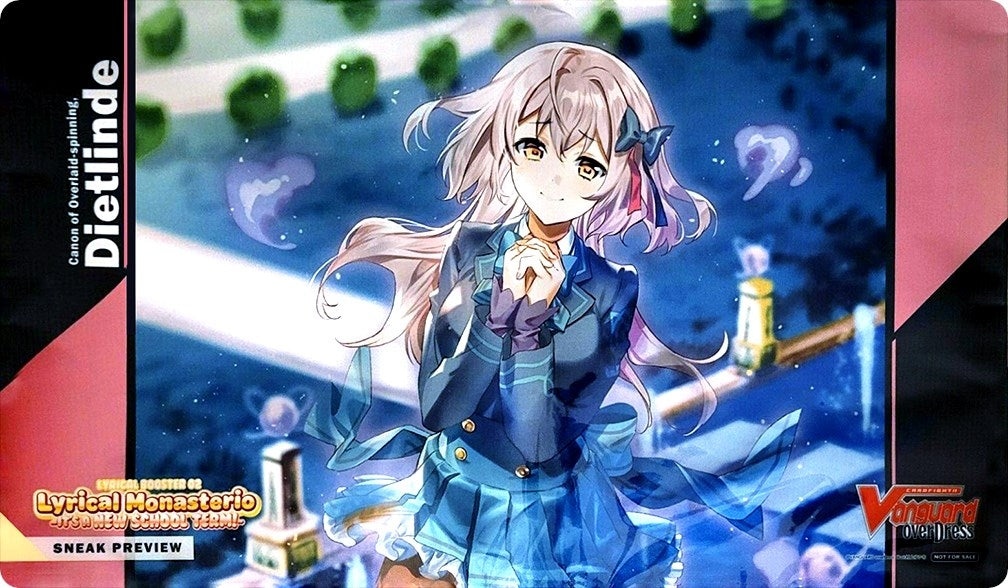 Cardfight!! Vanguard Sneak Preview Playmat - Canon of Overlaid-Spinning Dietlinde - Playmats Sealed