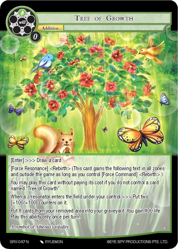 Tree of Growth (47) [GRV] - Force of Will Single
