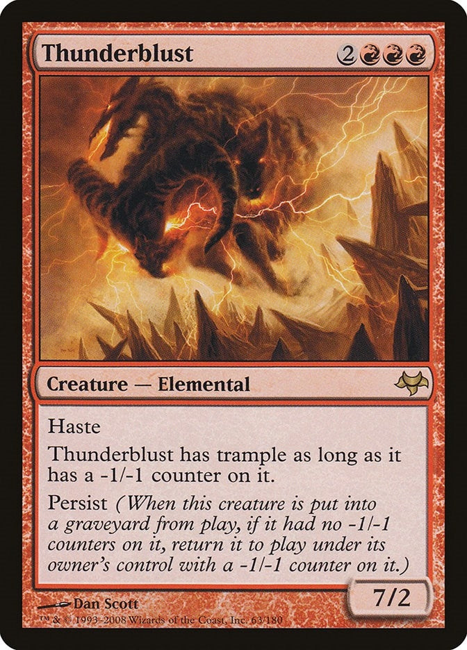 Thunderblust (63) [EVE] - MTG Single