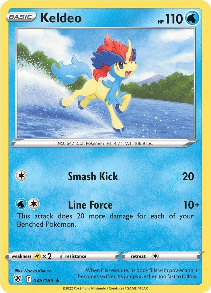 Image for Keldeo (045/189) (SWSH10: Astral Radiance) - Pokemon