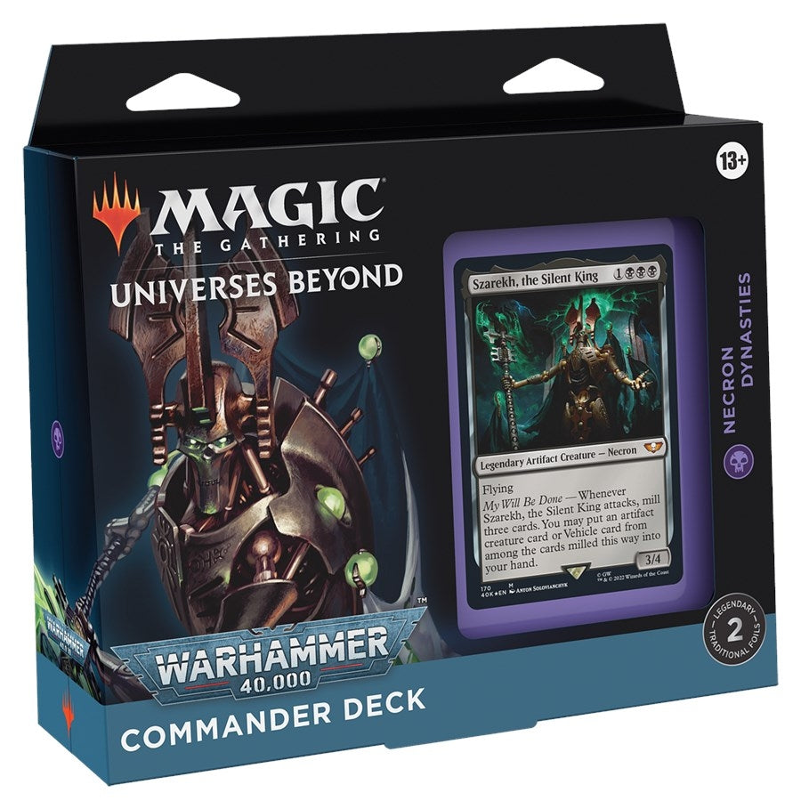 Universes Beyond: Warhammer 40,000 - Necron Dynasties Commander Deck [40K] - MTG Sealed