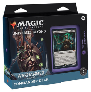 Universes Beyond: Warhammer 40,000 - Necron Dynasties Commander Deck [40K] - MTG Sealed