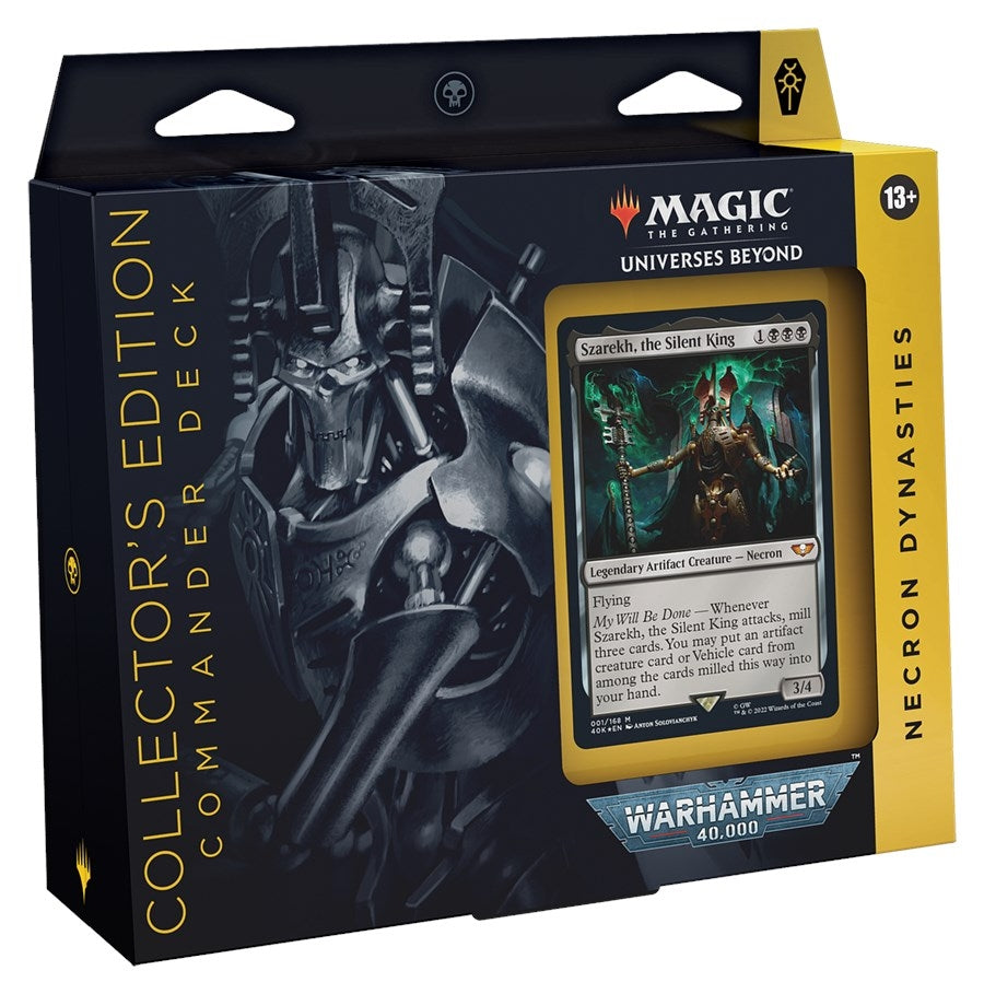 Universes Beyond: Warhammer 40,000 - Necron Dynasties Commander Deck (Collector’s Edition) [40K] - MTG Sealed