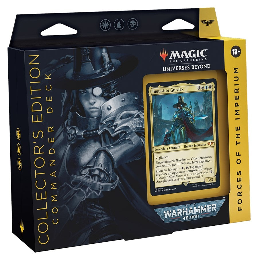 Universes Beyond: Warhammer 40,000 - Forces of the Imperium Commander Deck (Collector’s Edition) [40K] - MTG Sealed