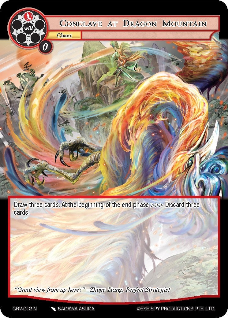 Conclave at Dragon Mountain (12) [GRV] - Force of Will Single