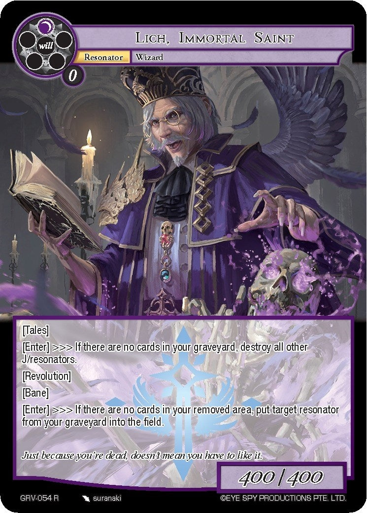 Lich Immortal Saint (54) [GRV] - Force of Will Single