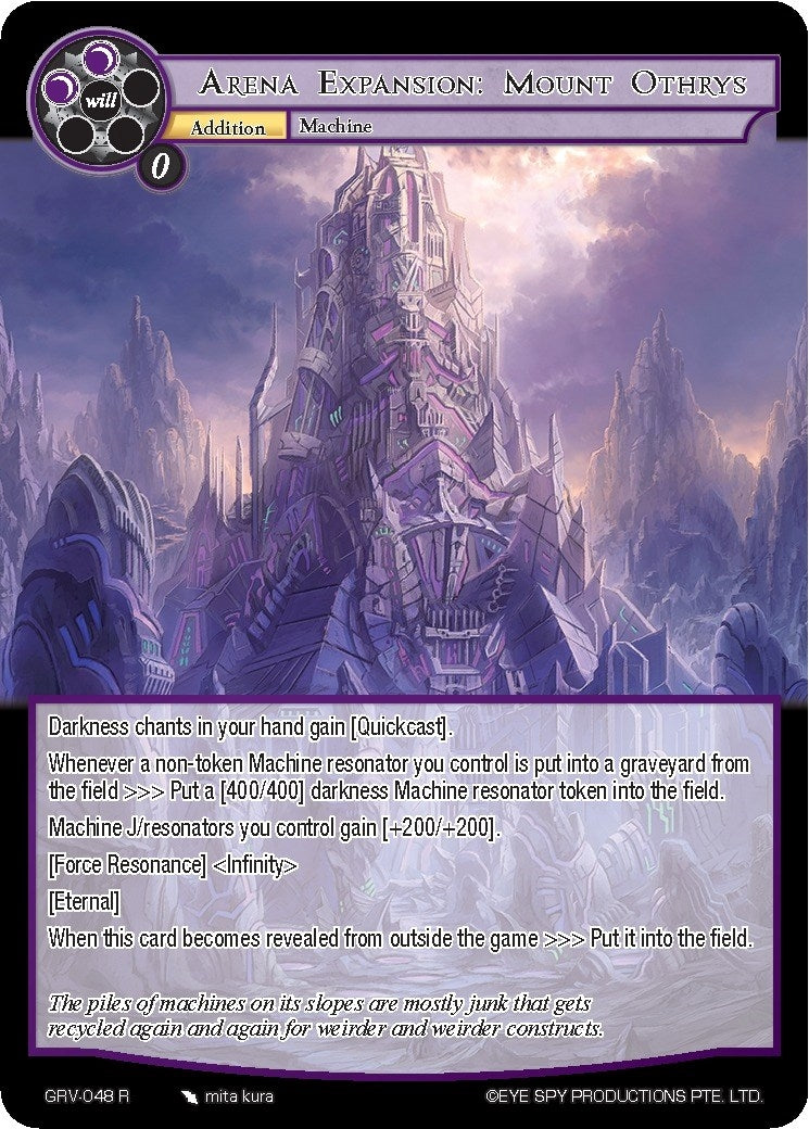 Arena Expansion: Mount Othrys (48) [GRV] - Force of Will Single