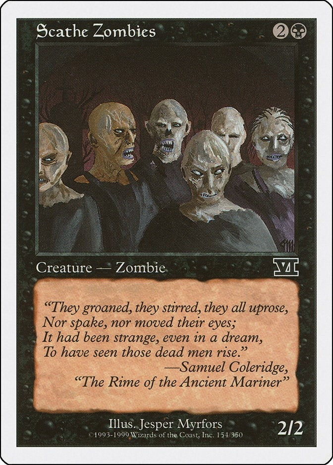 Scathe Zombies (154) [6ED] - MTG Single