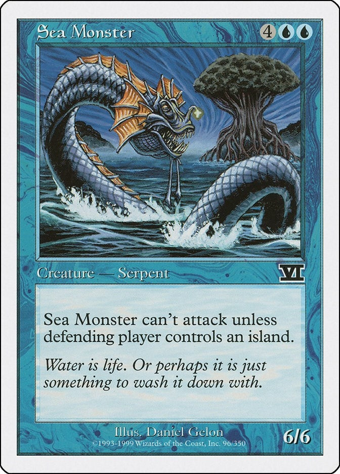 Sea Monster (96) [6ED] - MTG Single