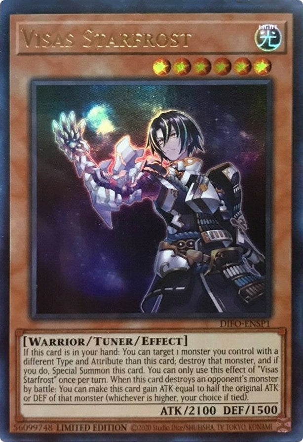 Visas Starfrost (DIFO-ENSP1) (1) (DIFO) - YuGiOh Single