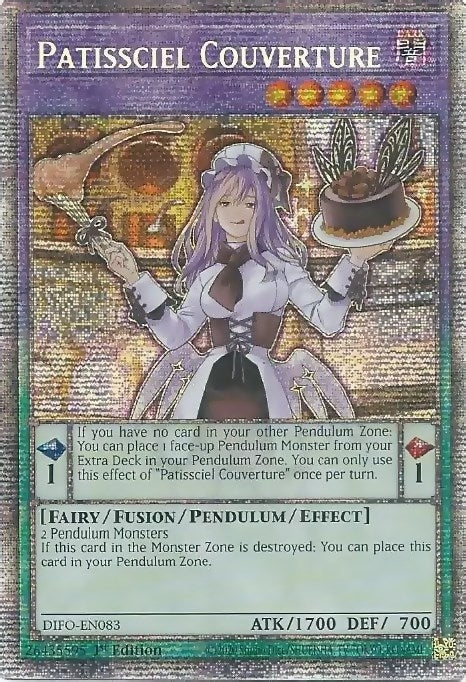 Patissciel Couverture (Starlight Rare) (83) (DIFO) - YuGiOh Single
