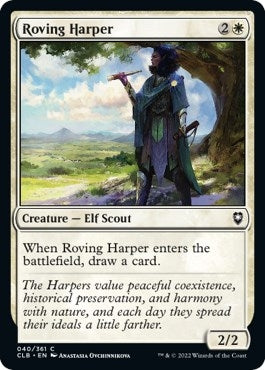 Roving Harper (40) [CLB] - MTG Single