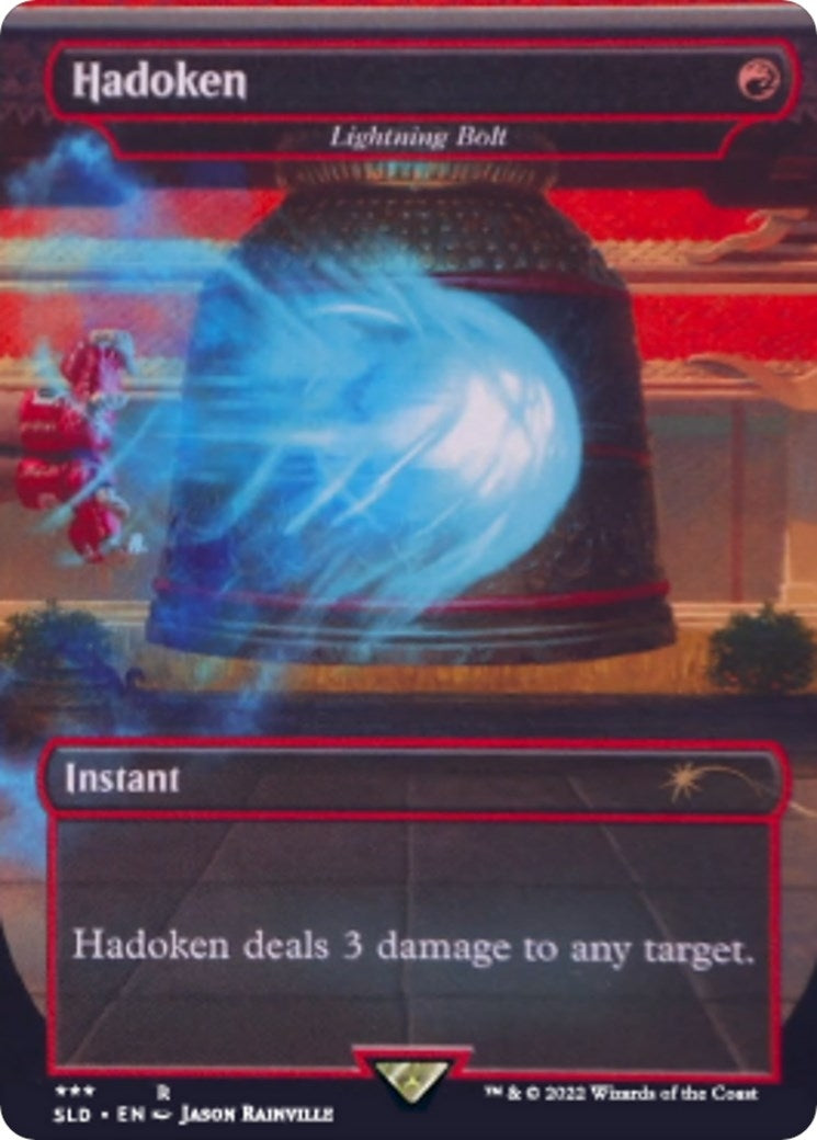 Hadoken - Lightning Bolt (675) [SLD] - MTG Single