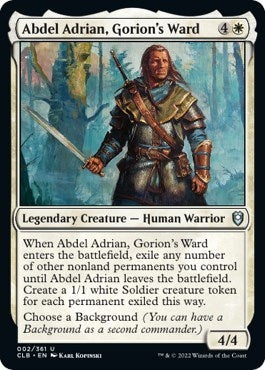 Abdel Adrian Gorion’s Ward (2) [CLB] - MTG Single