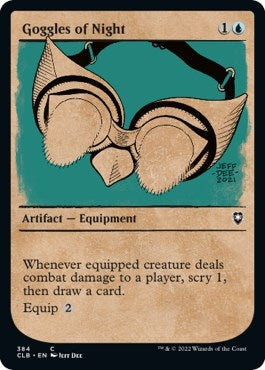 Goggles of Night (Showcase) (384) [CLB] - MTG Single