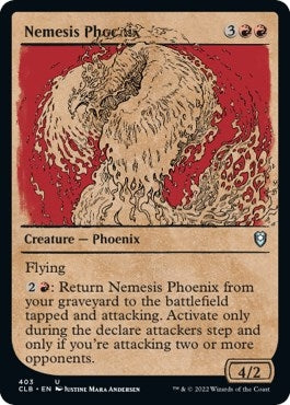 Nemesis Phoenix (Showcase) (403) [CLB] - MTG Single