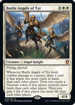 Battle Angels of Tyr (9) [CLB] - MTG Single